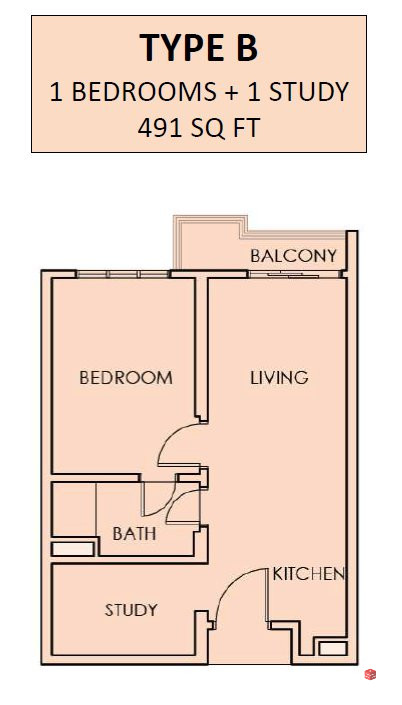 Master room for rent at Bangsar South, near UM