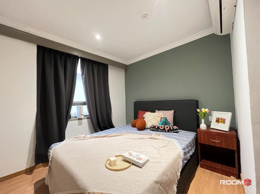 Zero Deposit Luxury Room with private 🛁bathroom But Cheap Rental At Swing & Pillow @ Grand Maria, KL City Centre