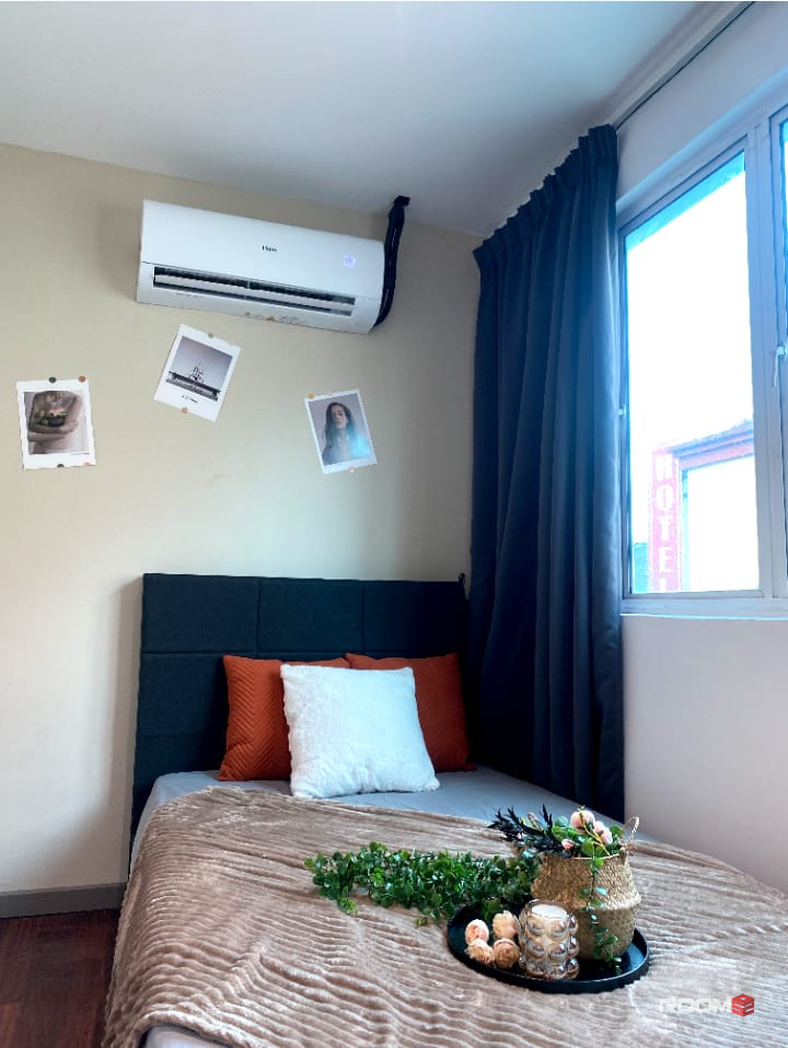 Zero Deposit Master room for rent very near to MRT Kepong Baru Station with private 🛁bathroom