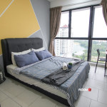 Fully-Furnished Master Room with Private Bathroom, Big Window & A/C Fan in Astetica Residences, Seri Kembangan