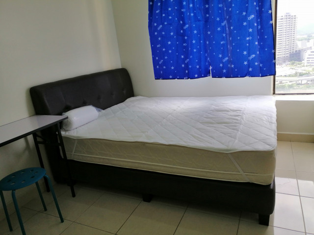 free electric water wifi medium room at pelangi utama condo