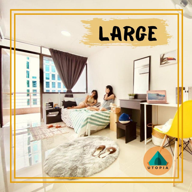 Fall in love with your room 😍 Rent a Non-Sharing Room Without Deposit 🛏 at Pavilion area! Near MRT & Monorail Bukit Bintang 🚄